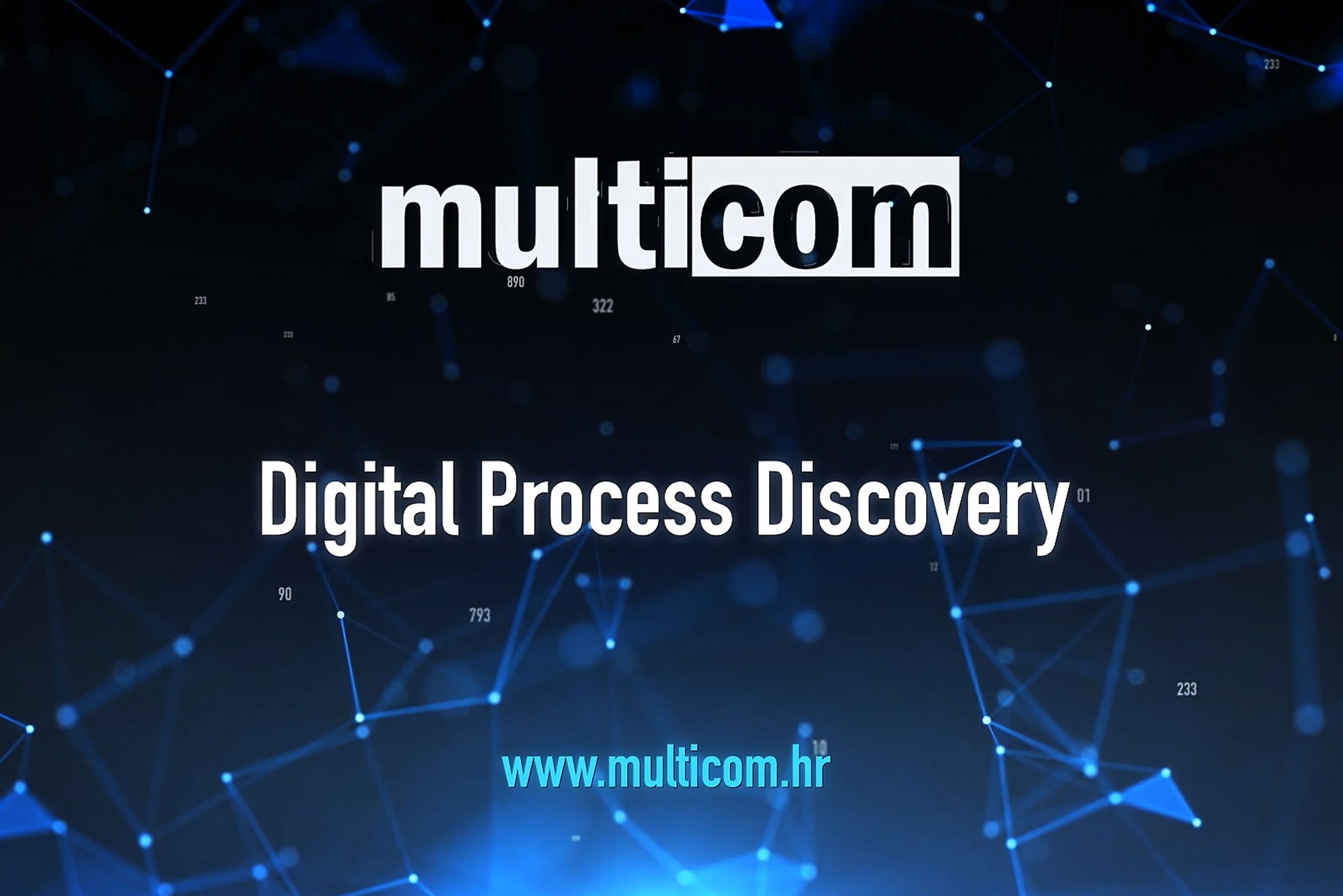 Izrada video animacije Multicom's Digital process Discovery1